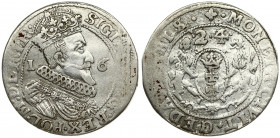 Poland Gdansk 1 Ort 1624/3 Sigismund III Vasa (1587-1632). Obverse Lettering: SIGIS III D G REX POL M D L R PR/R. Reverse Lettering: MONETA CIVIT GEDA...