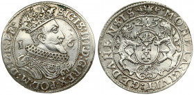 Poland Gdansk 1 Ort 1625 Sigismund III Vasa (1587-1632). Obverse Lettering: SIGIS III D G REX POL M D L R PR. Reverse Lettering: MONETA CIVIT GEDANENS...