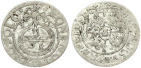 Poland 1-1/2 Groszy 1661 GBA Lviv John II Casimir Vasa (1649–1668). Obverse: Escutcheon; at the bottom the letters GBA; around the inscription IO CA D...