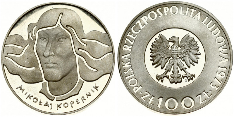 Poland 100 Zlotych 1973MW 500th Anniversary - Birth of Mikolaj Kopernik scientis...