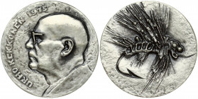Finland Medal 1975 Urho Kekkonen. Made by Sporrong in 1975. Edge Description: SPORRONG 925 x7 Serial number 0079/1000. Silver. Weight approx: 75.39g. ...