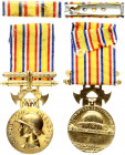 France Medal (1935) Honor of Firefighters. Ministry of the Interior; Medal of Honor of Firefighters. Silver Gilding. Weight approx: 22.81 g. Diameter:...