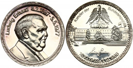 Germany Medal (1977) Ludwig Erhard 4.2.1897-5.5.1977. Chancellor of the Federal Republic 16.101963-1.12.1966. Silver (999). Weight approx: 49.67 g. Di...