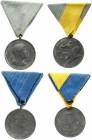 Hungary 2 Medals 1940-41 : 1940 Liberation south Hungary-Transilvania. Zinc. Weight approx: 35.39g. Diameter: 35 mm. Lot of 2 Medals