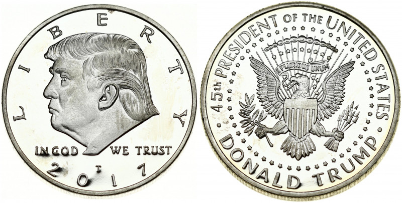 USA Token 2017 President Donald Trump Inaugural EAGLE Commemorative Novelty Coin...