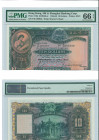 Hong Kong, HSBC $10 dollars bank note, 1 April 1948 

Graded Gem Uncirculated 66 (EPQ) by PMG

Printed by Bradbury, Wilkinson & Co Ltd 

Pick# 178 d