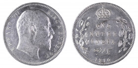 India 1910 (c ); Rupee AU KM 508