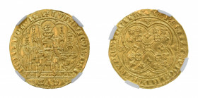 Belgium (1346-84) Flanders, Chaise d'Or

Louis II de Male,

Graded MS61 by NGC

FR.152

4.44 gr