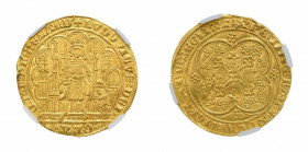 Belgium (1346-84) Flanders, Chaise d'Or.

Louis II de Male

Graded MS62+ by NGC

Fr - 163

4.45 gr
