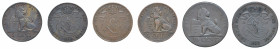 3 coins lot ; Belgium ; 

1849, 5 Centimes, in AVF condition KM-5.1

1851, 5 Centimes, in VF condition KM-5.1

1832, 10 Centimes, in AVF condition KM-...