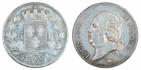 France, 1823 (A), 5 Francs, in EF-AU condition

KM-711.1