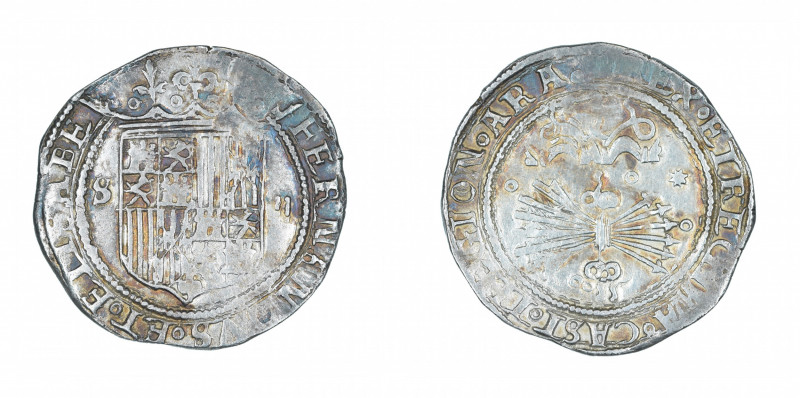 Spain Seville, 1474-1504, 2 Reales, in AEF condition

Ferdinand & Isabela