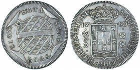 2 coins lot;

 Brazil

1771, 80 Reis, KM-190.1, VF-EF

1780, 320 Reis, KM-206, EF