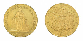 Chile 1851 L.A. 8 Escudos, in Extra Fine condition

KM-105

0.7596 oz net
