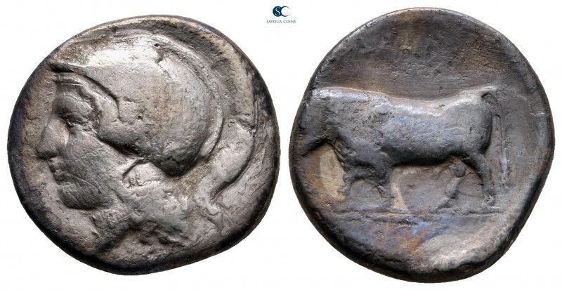 Campania. Hyria circa 405-395 BC. 
Didrachm AR

20 mm, 6,73 g



nearly v...