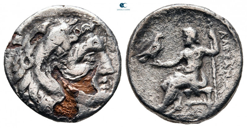 Kings of Macedon. Alexander III "the Great" 336-323 BC. 
Fourrée Drachm

17 m...