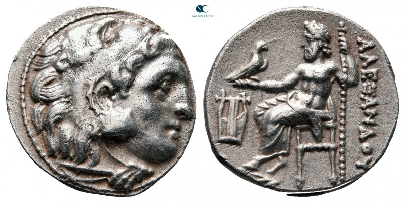 Kings of Macedon. Kolophon. Alexander III "the Great" 336-323 BC. 
Drachm AR
...