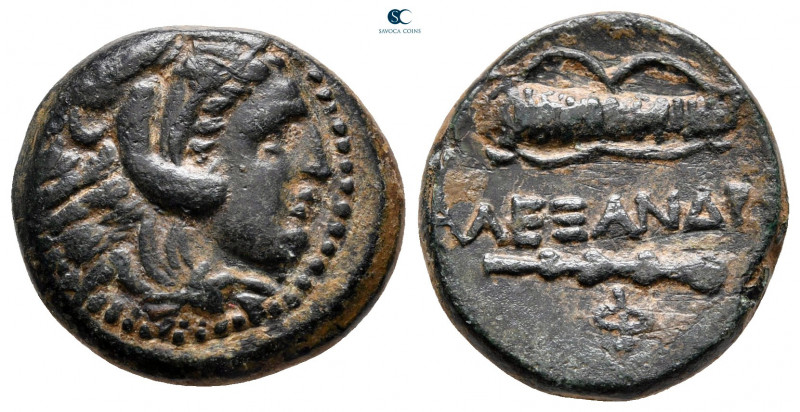 Kings of Macedon. Uncertain mint. Alexander III "the Great" 336-323 BC. 
Bronze...