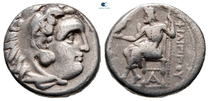 Kings of Macedon. Sardeis. Philip III Arrhidaeus 323-317 BC. 
Drachm AR

16 m...