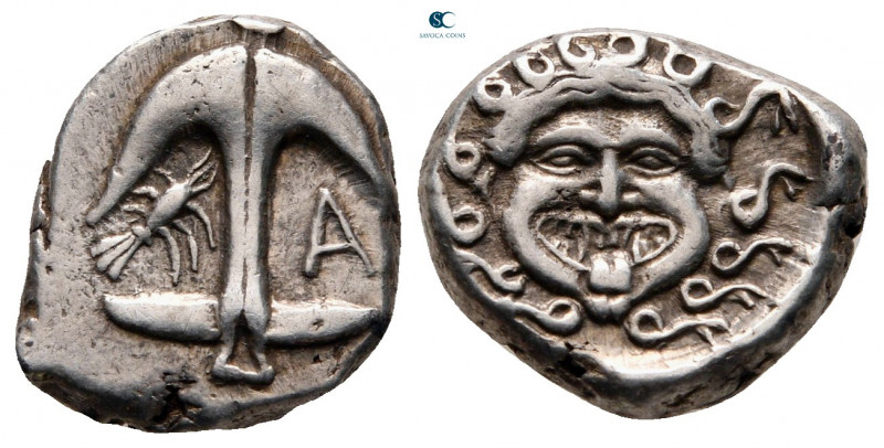 Thrace. Apollonia Pontica circa 480-450 BC. 
Drachm AR

13 mm, 3,29 g



...