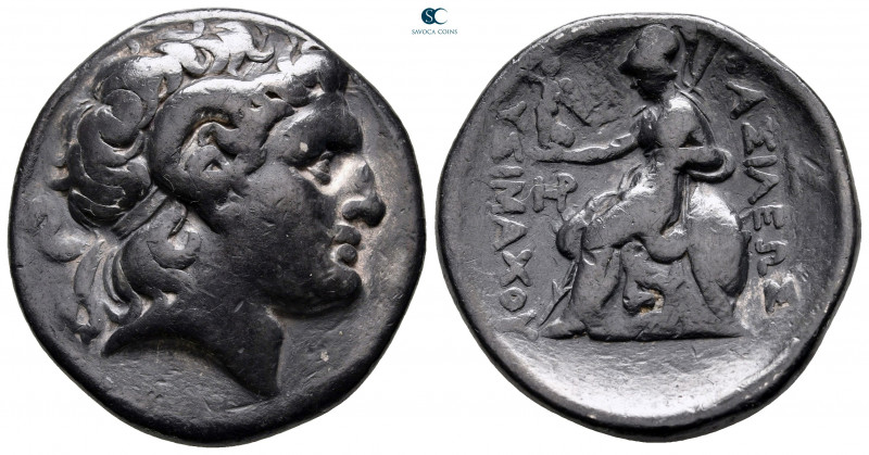 Kings of Thrace. Lampsakos. Macedonian. Lysimachos 305-281 BC. 
Tetradrachm AR...