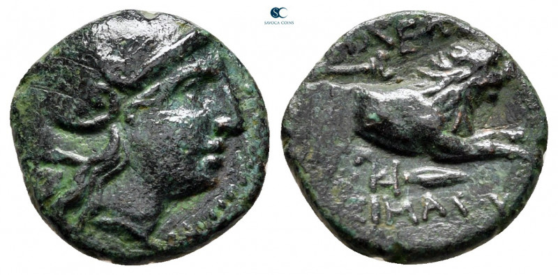 Kings of Thrace. Uncertain mint. Macedonian. Lysimachos 305-281 BC. 
Bronze Æ
...