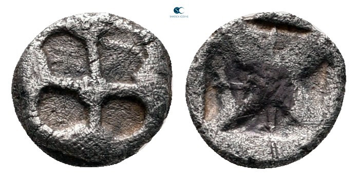 Attica. Athens circa 515-510 BC. "Wappenmünzen" type
Obol AR

7 mm, 0,33 g
...