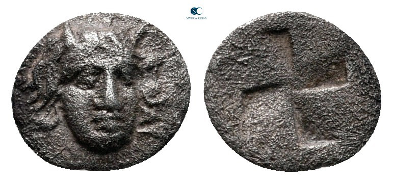 Western Asia Minor. Uncertain mint circa 500-400 BC. 
Hemiobol AR

8 mm, 0,34...