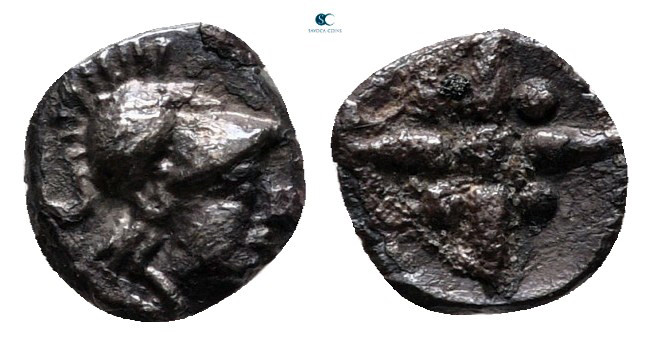 Troas. Kolone circa 500-400 BC. 
Hemiobol AR

7 mm, 0,19 g



very fine