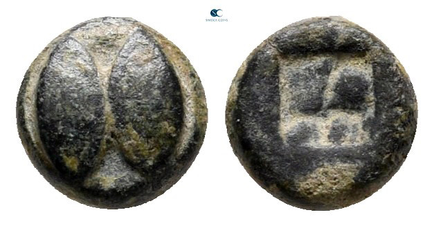 Lesbos. Unattributed Koinon mint circa 525-513 BC. 
1/24 Stater BI

6 mm, 0,4...