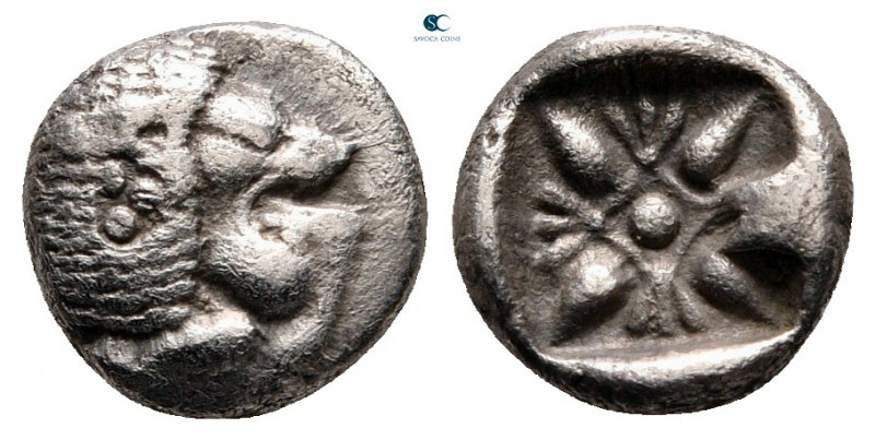 Ionia. Miletos circa 525-475 BC. 
Diobol AR

10 mm, 1,01 g



very fine