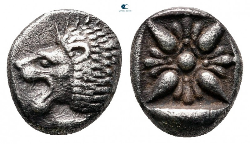 Ionia. Miletos circa 525-475 BC. 
Diobol AR

10 mm, 1,04 g



very fine