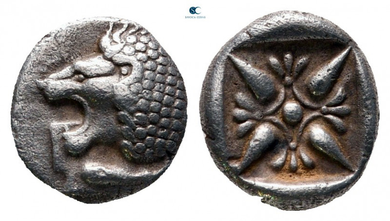 Ionia. Miletos circa 525-475 BC. 
Diobol AR

10 mm, 1,10 g



very fine