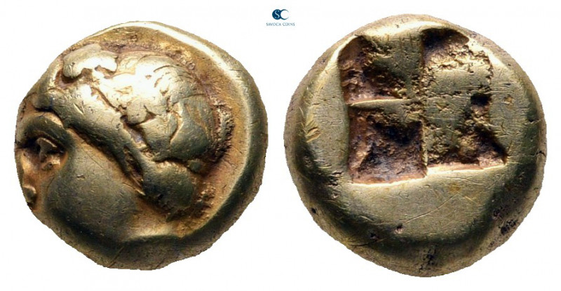 Ionia. Phokaia circa 478-387 BC. 
Hekte EL

10 mm, 2,53 g



very fine