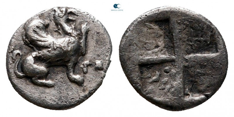 Ionia. Teos circa 450-425 BC. 
Obol AR

10 mm, 0,51 g



very fine