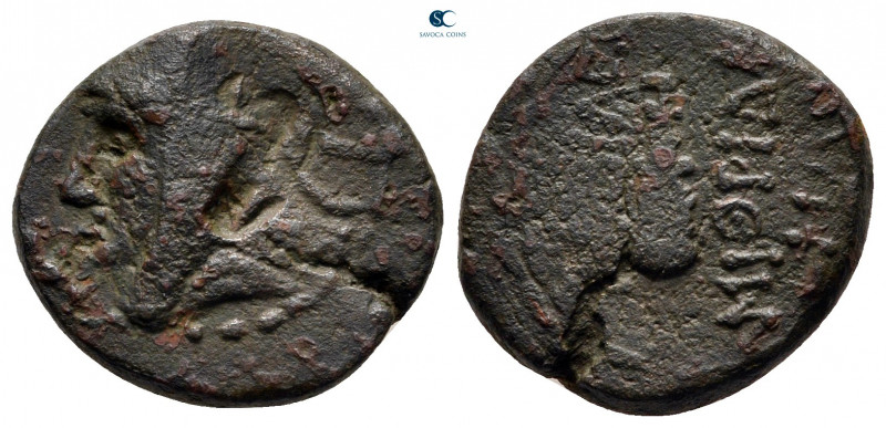 Kings of Sophene. Arkathiokerta (?) mint. Mithradates II Philopator 89-85 BC. 
...