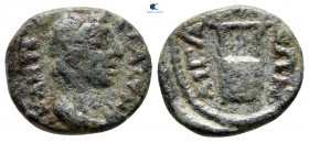 Aiolis. Aigai. Pseudo-autonomous issue AD 137-222. Bronze Æ