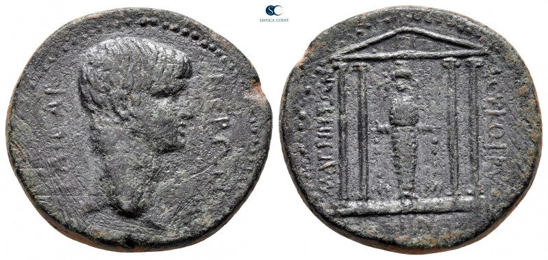 Ionia. Magnesia ad Maeander. Nero AD 54-68. 
Bronze Æ

25 mm, 11,42 g



...