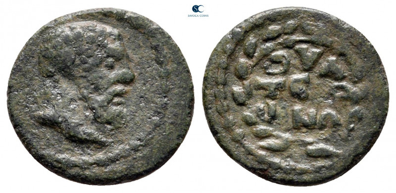 Lydia. Thyateira. Pseudo-autonomous issue AD 81-96. 
Bronze Æ

14 mm, 1,33 g...