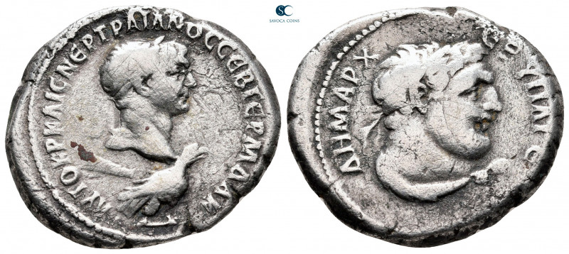 Seleucis and Pieria. Antioch. Trajan AD 98-117. 
Tetradrachm AR

29 mm, 14,41...