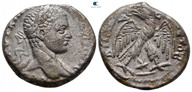 Seleucis and Pieria. Antioch. Elagabal AD 218-222. 
Billon-Tetradrachm

26 mm...