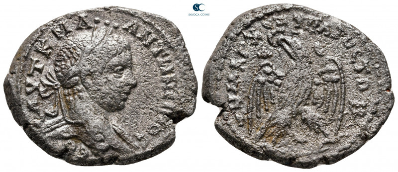 Seleucis and Pieria. Antioch. Elagabal AD 218-222. 
Billon-Tetradrachm

30 mm...