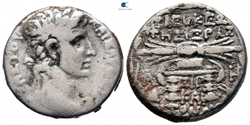 Seleucis and Pieria. Seleuceia Pieria. Augustus 27 BC-AD 14. 
Tetradrachm AR
...