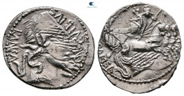 C. Vibius C.f. Pansa 90 BC. Rome. Denarius AR