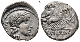 C. Vibius C.f. Pansa 90 BC. Rome. Denarius AR