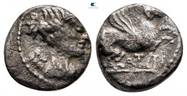 Q. Titius 90 BC. Rome. Quinarius AR