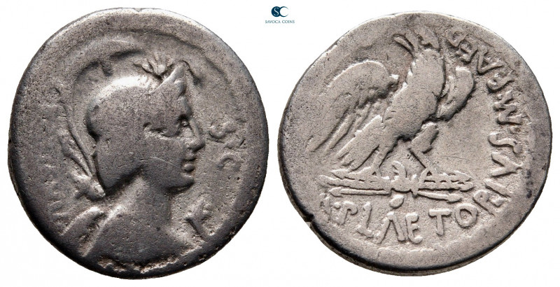 M. Plaetorius M. F. Cestianus 57 BC. Rome
Denarius AR

19 mm, 3,27 g



n...