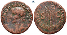 Tiberius AD 14-37. Rome. As Æ