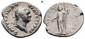 Domitian as Caesar AD 69-81. Rome. Denarius AR