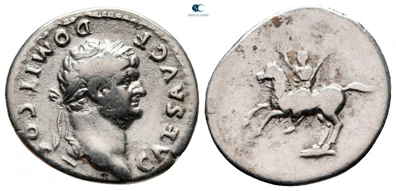 Domitian as Caesar AD 69-81. Rome
Denarius AR

20 mm, 3,13 g



nearly ve...